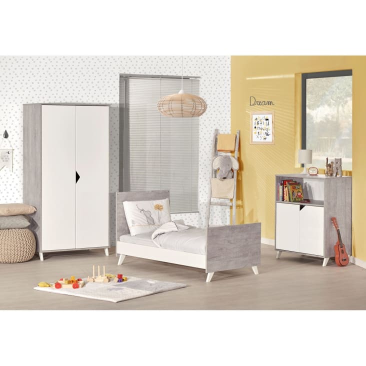 Sauthon Original Lit Bébé Evolutif Little Big Bed Bambin Bois - 70 x 140 cm  - Lit bébé Sauthon Original sur L'Armoire de Bébé