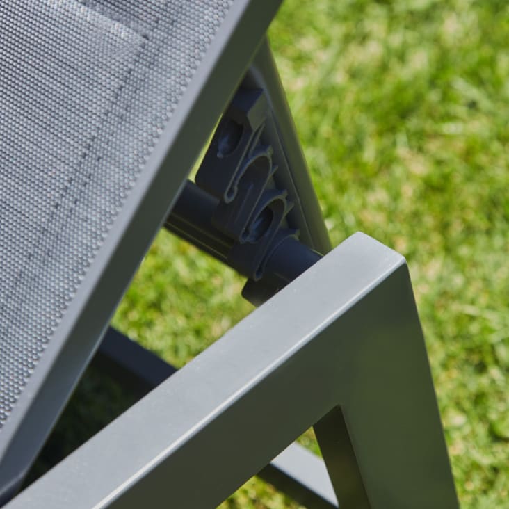 Ensemble de chaises longues hautes et table basse gris anthracite-TOKYO cropped-3