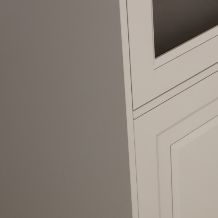 Cabinet 4 portes en bois gris-Chow cropped-7