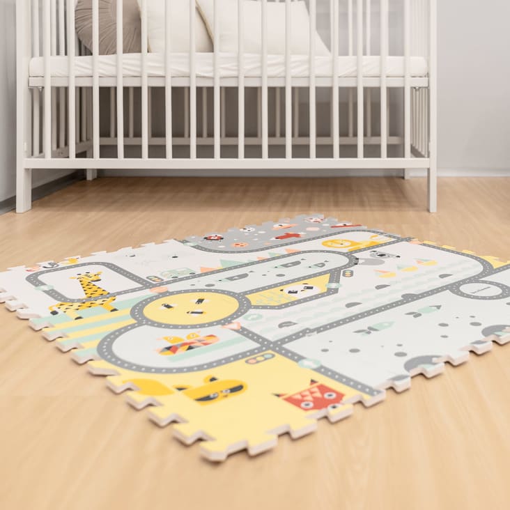Tapis bébé, tapis enfant, tapis de jeu, 180 x 200 x 1,5 cm. Tapis pour  enfants en