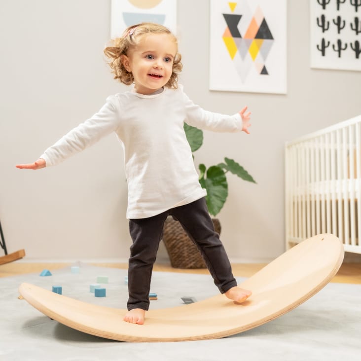 Planche d'équilibre en bois Pour enfant - Biens de consommation 