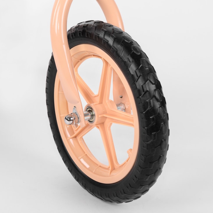 Bicicletta senza pedali per bambini in alluminio rosa cropped-7