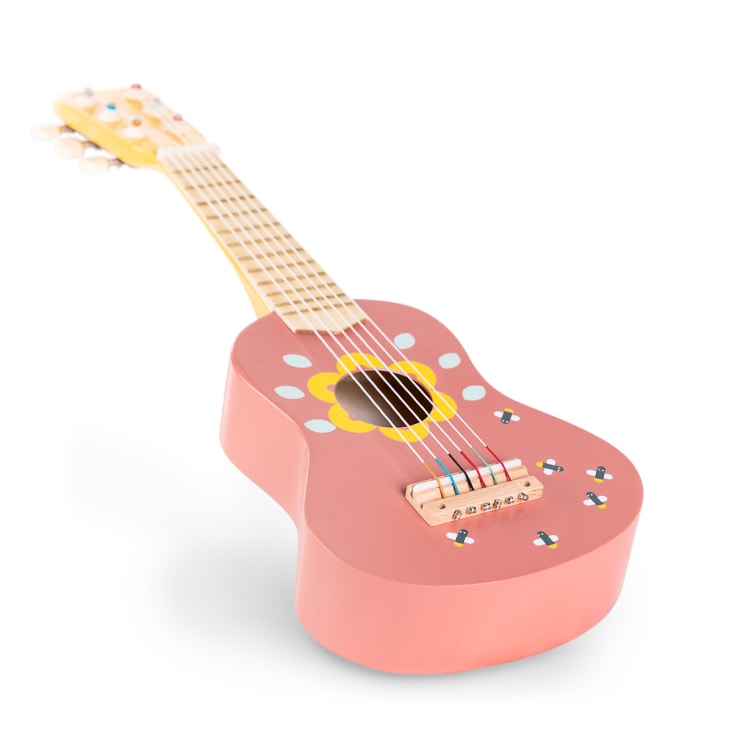 Guitare pour bébé : guitare acoustique de 53,3 cm, jouet de guitare en  bois, jouet de guitare portable, jouet de guitare pour enfants, jouet de