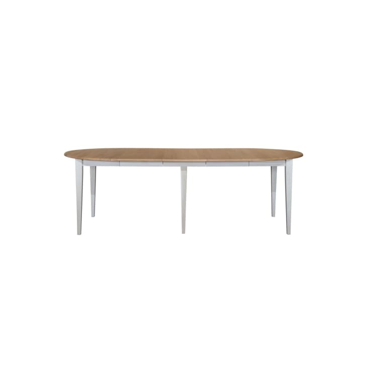 Lot de 2 tables basses rondes 74 et 58 cm en bois et métal bronze
