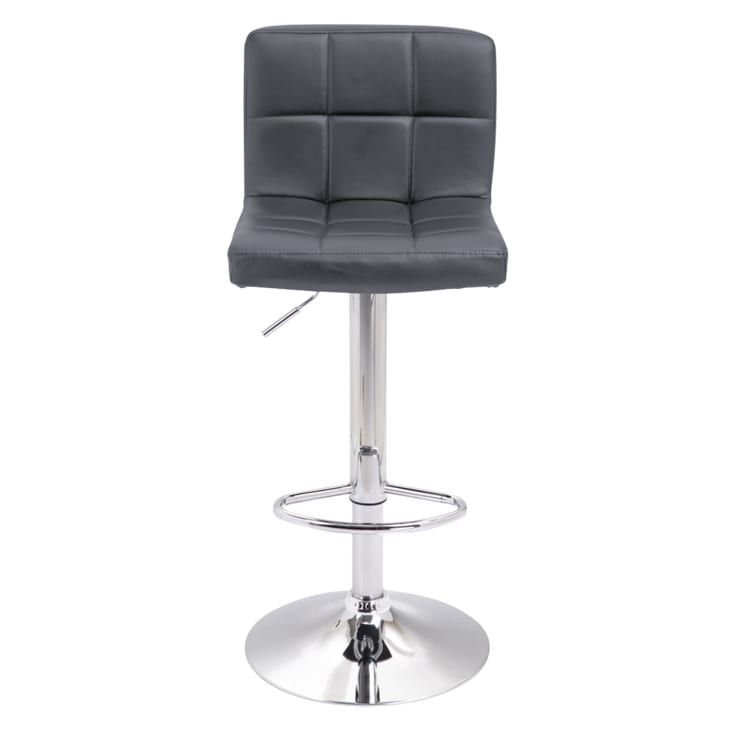 Happy Garden 2er Set Barhocker 'Mike' – Höhenverstellbar (63–83 Cm), 360° Drehbar, Schwarz, Max. 100 Kg