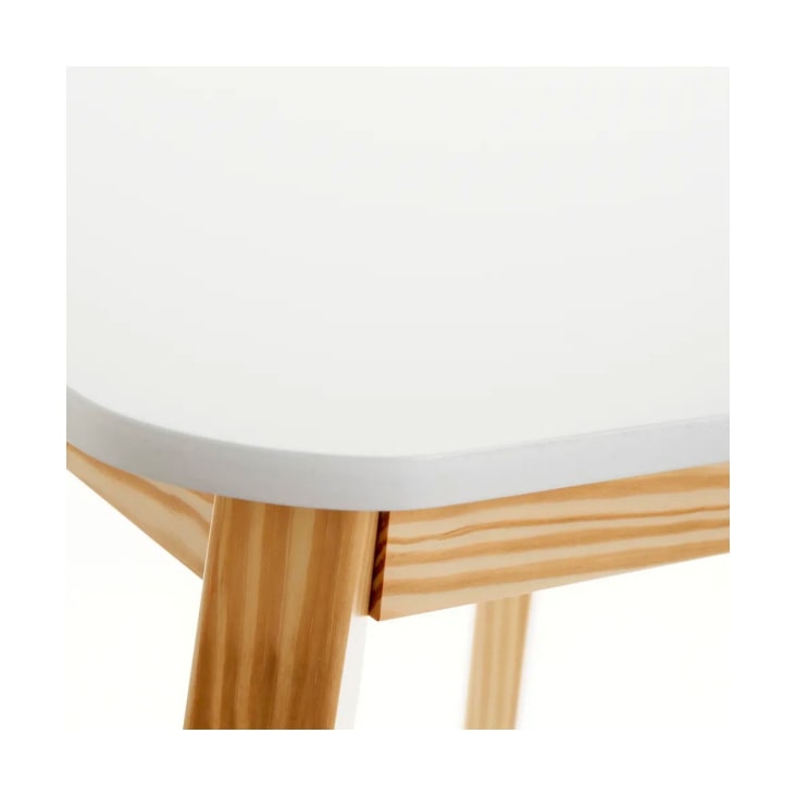Bureau table enfant bois et blanc 55x55x45cm cropped-3