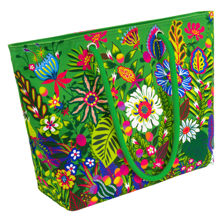 Sac cabas vert polyester 48 x 34 x 14 cm MY DAILY BAG 2 Maisons du Monde
