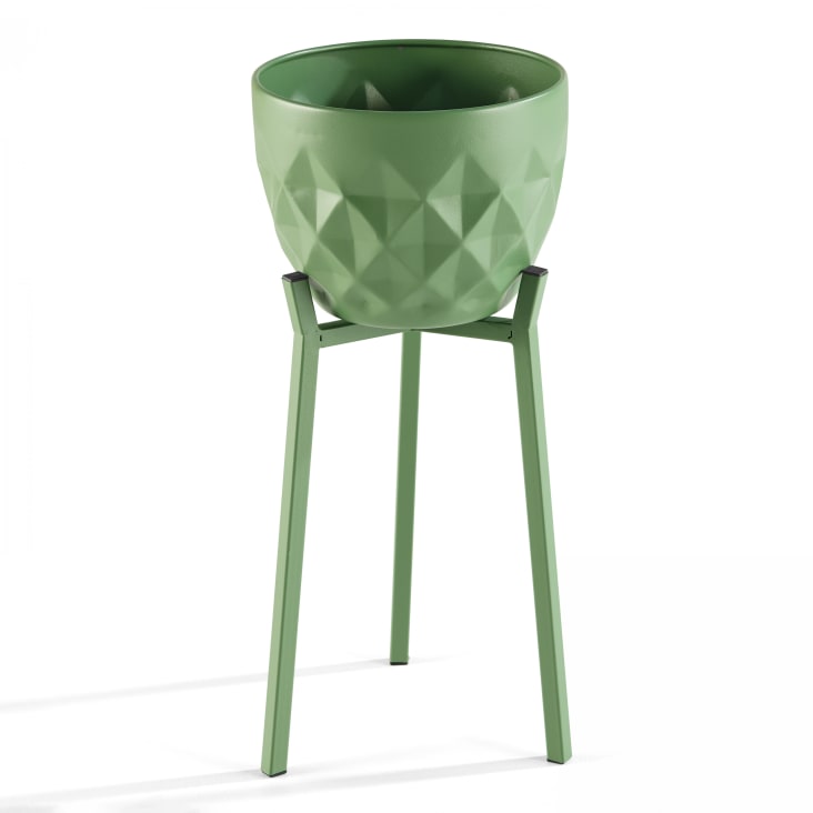 Portavasi In Metallo A Forma Di Fiore 26 Cm – Sostegno Per Piante Per Interno Ed Esterno, Balcone E Giardino