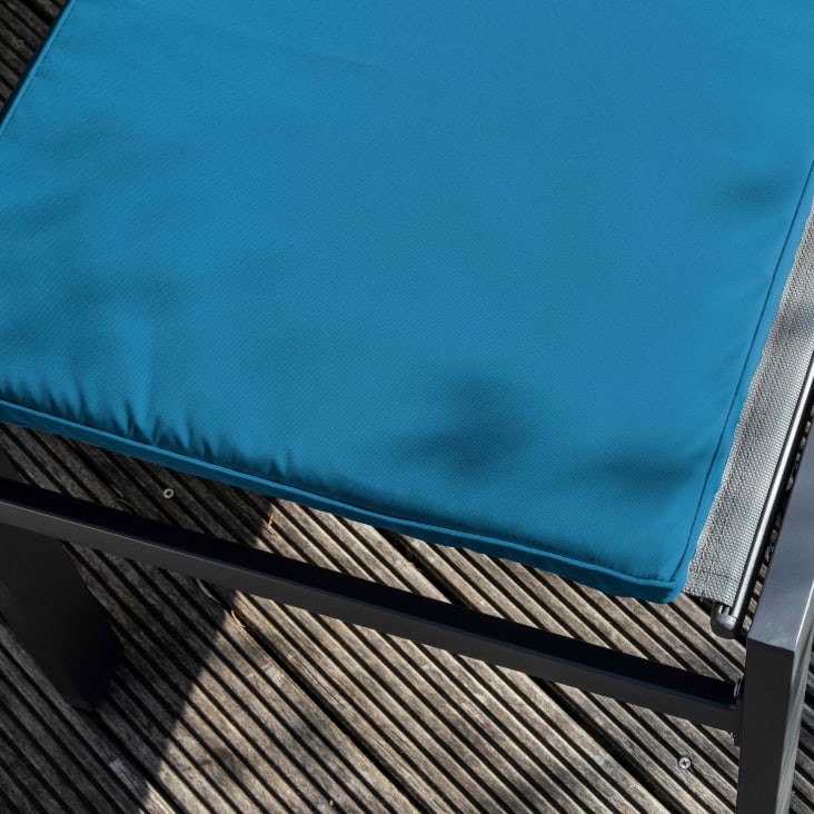 Lot 2 coussins bain de soleil polyester bleu 186 x 53 x 5 cm-Picchu cropped-6
