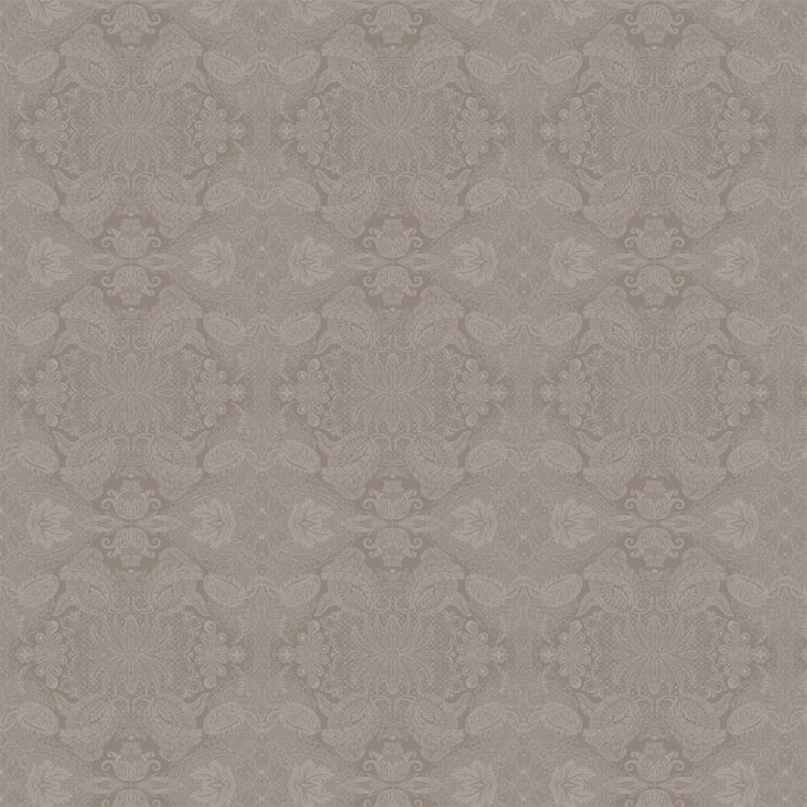 Nappe carrée pur coton beige 89x89 cm MILLE DENTELLES NATUREL
