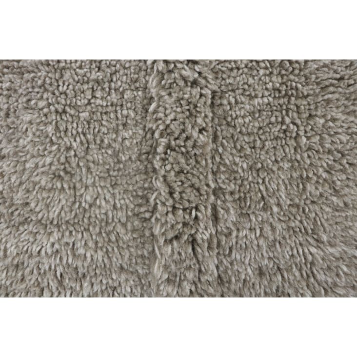 Alfombra de salón lavable de lana gris 200x300 cm/ 170x240 cm/ 80x200 cm