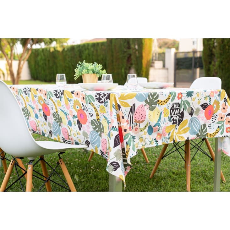 Tovaglia Primavera 160x320cm cm Multicolore Manteles