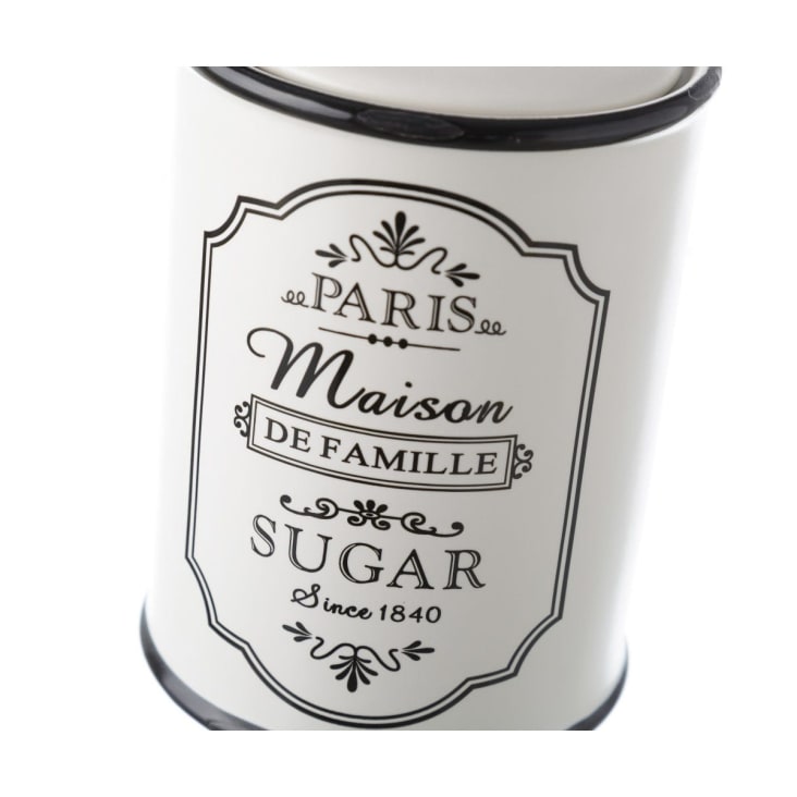 Pot de conservation en céramique blanche sucre-PARIS cropped-2