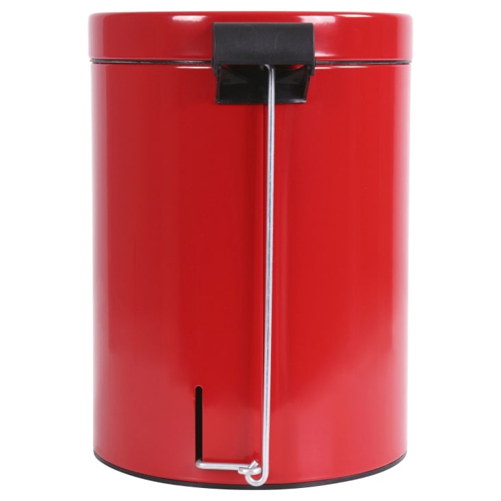 Acheter Poubelle intelligente ménage chambre Net rouge poubelle avec  couvercle salle de bain déodorant chambre salon fissuré poubelle