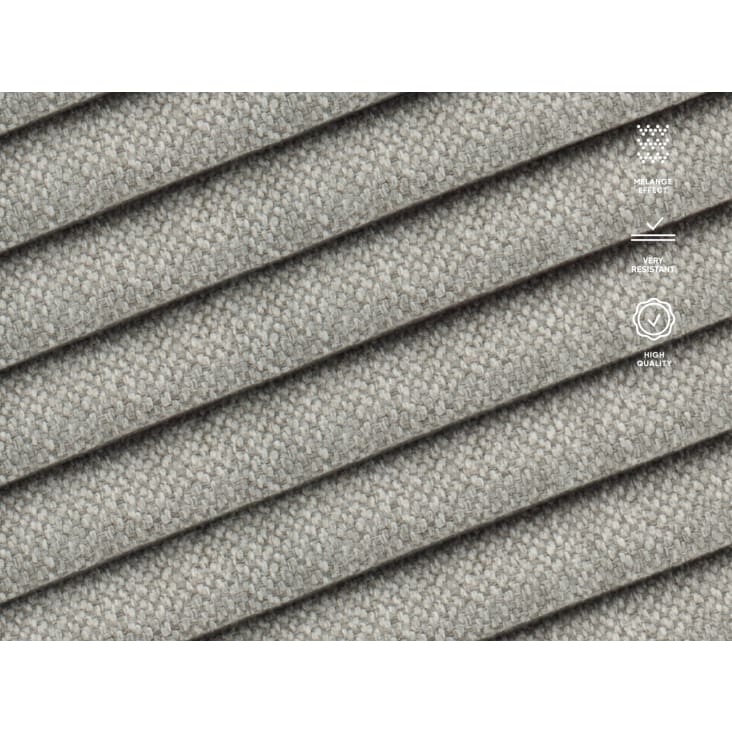 Canapé d'angle convertible 5 places en tissu structuré gris-OLIVIER cropped-3