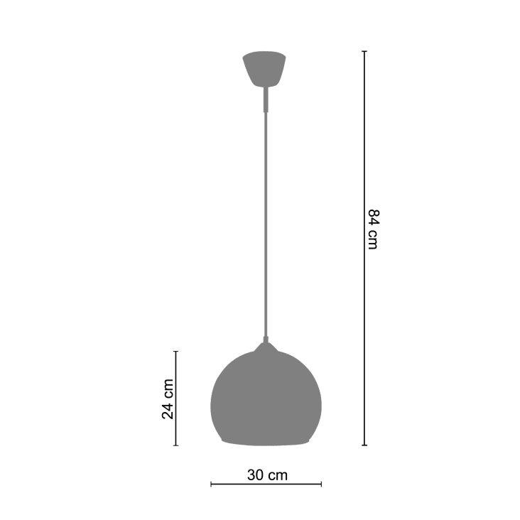 Lámpara colgante vidrio Satín-GLOBE LIGNES cropped-3