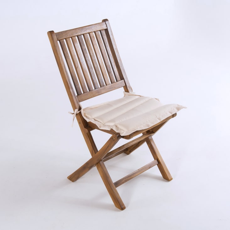 Cojín para sillas de jardín color beige 37x37x5 cm cropped-7