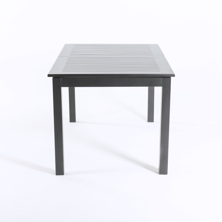 Mesa extensible de exterior de aluminio antracita 152-210 cm cropped-3