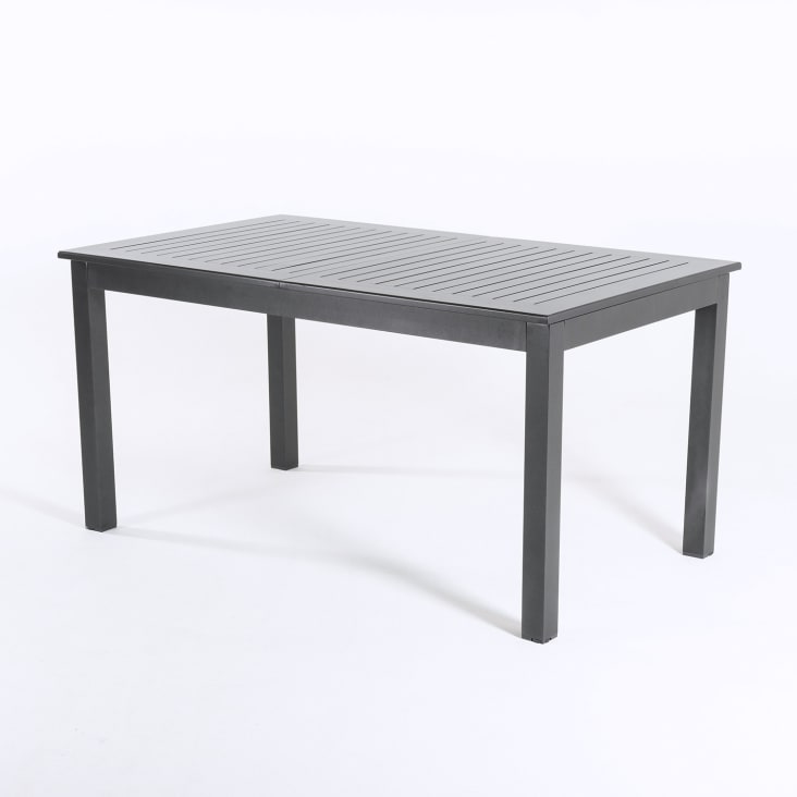 Mesa extensible de exterior de aluminio antracita 152-210 cm cropped-5