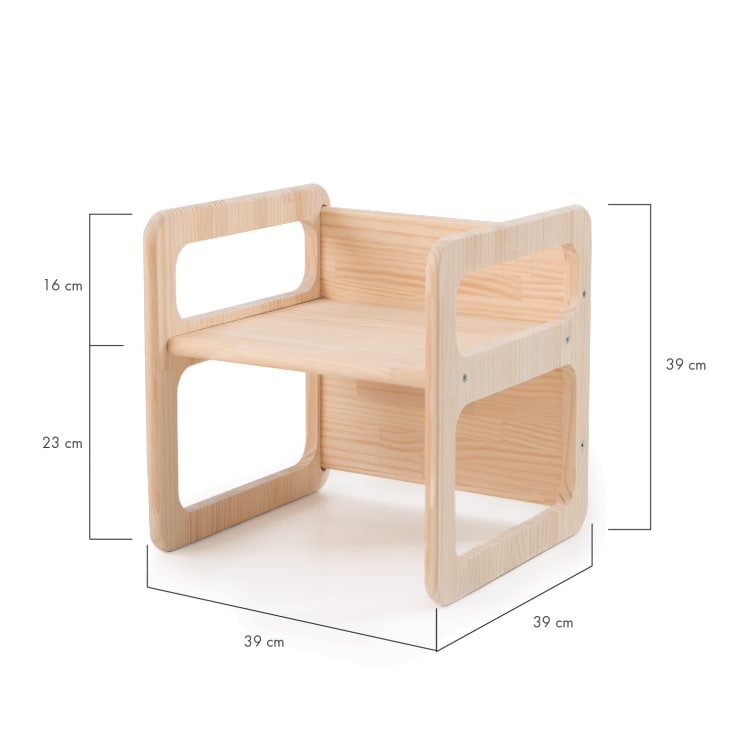 LOT Table et chaises cube Montessori – ZG-jouetsbois