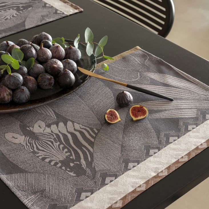 Set de table en coton elephant 50 x 36-Nature sauvage cropped-2
