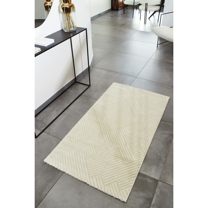 Tapis crème géométrique – Nazar rugs