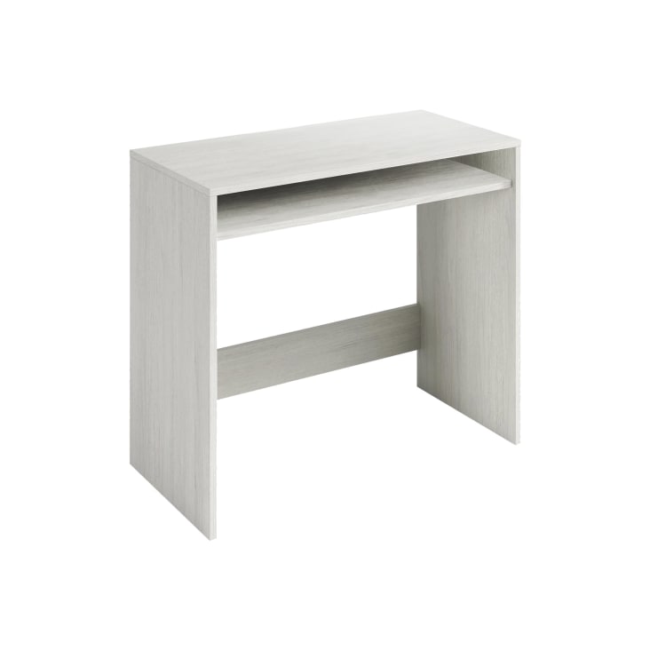 Scrivania effetto legno bianco effetto legno PORTLAND