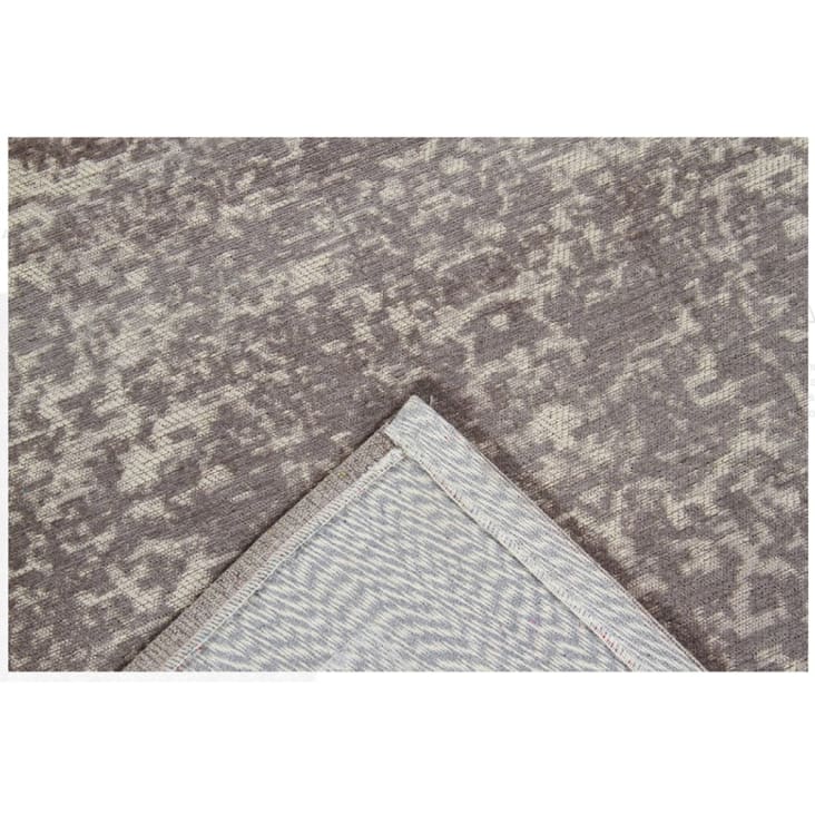 Tapis de salon en coton gris 160x230 cm-ARGELLA cropped-2