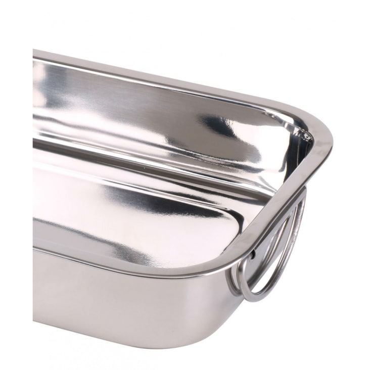 Acheter plat à four rectangulaire avec poignées en inox de Steel Pan