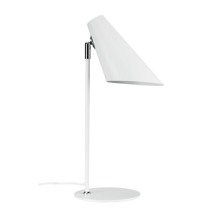 Lampe de Table en métal blanc mat-Cale