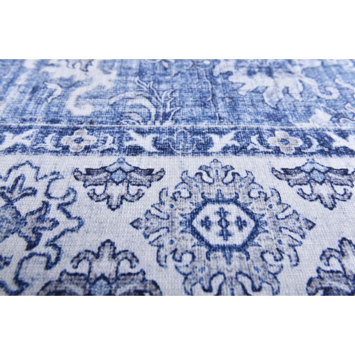 Tapis classique imprimé en polyester - Bleu 160x230 cm-CECILIA cropped-2