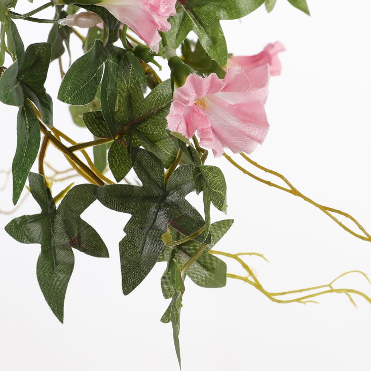 Petunia colgante artificial rosa en maceta alt. 50-Petunia hanging cropped-5