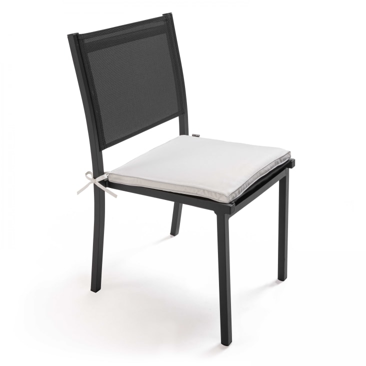 Galette de chaise 40x40cm Blanc Mariclo - Déco d'Élise