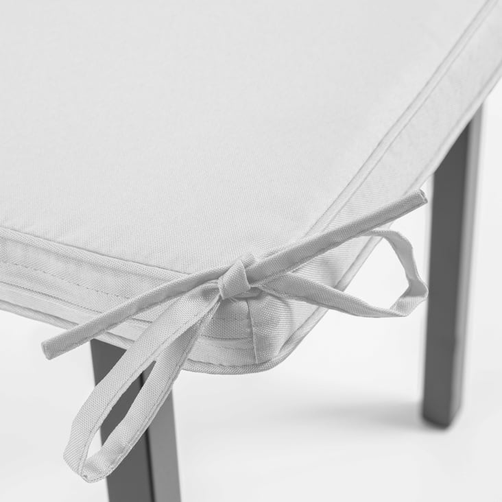 Galette de chaise 40x40cm Blanc Mariclo - Déco d'Élise