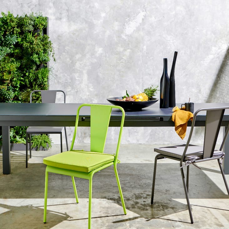 Cojines para sillas de jardín 4 uds color crema 100x50x3 cm - referencia  Mqm-47553