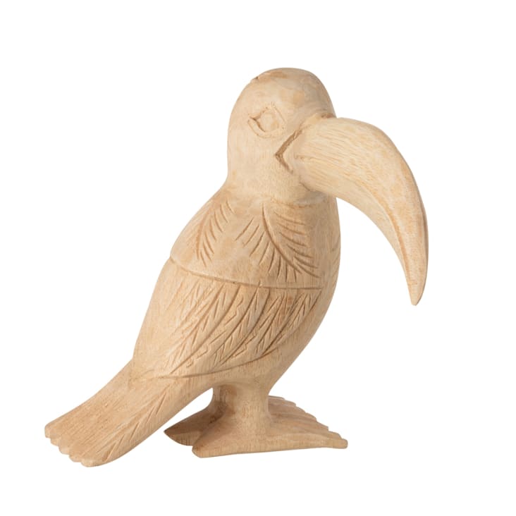 Figurine toucan en bois Albasia