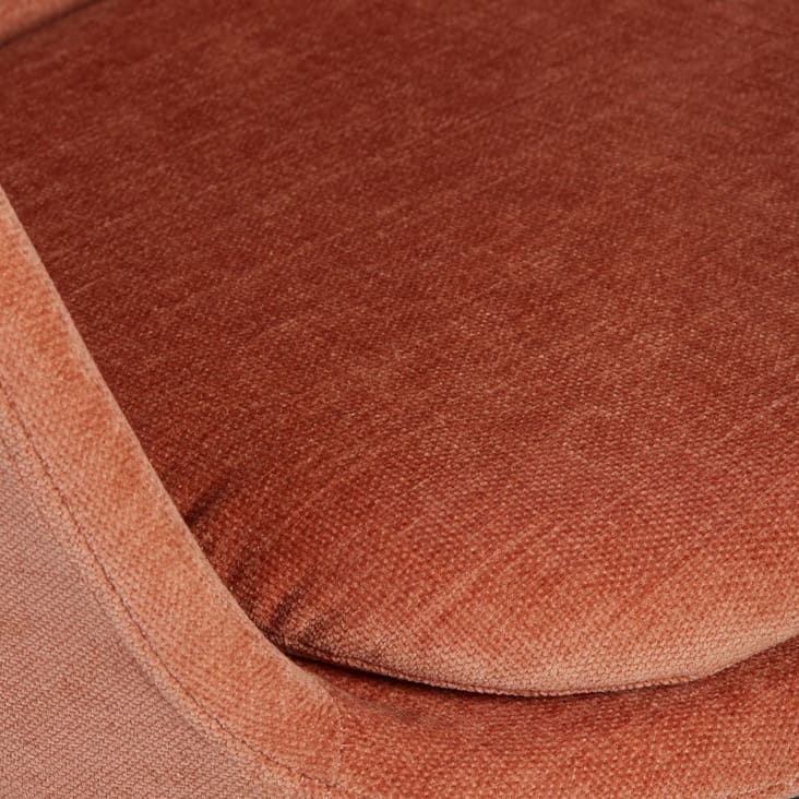 Chaise de bureau tissu soft touch saumon-Mado cropped-10