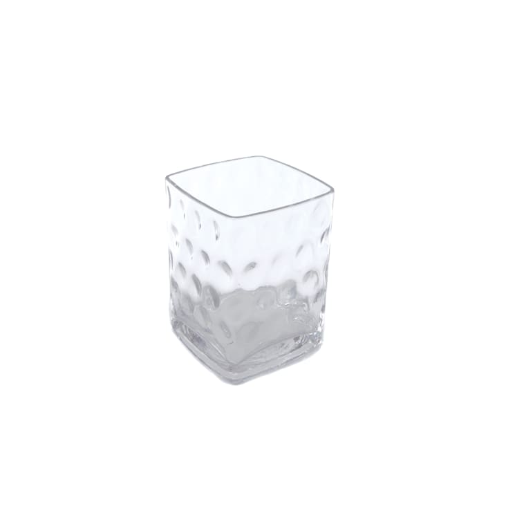 Vase décoratif en verre soufflé transparent H16-Vanity