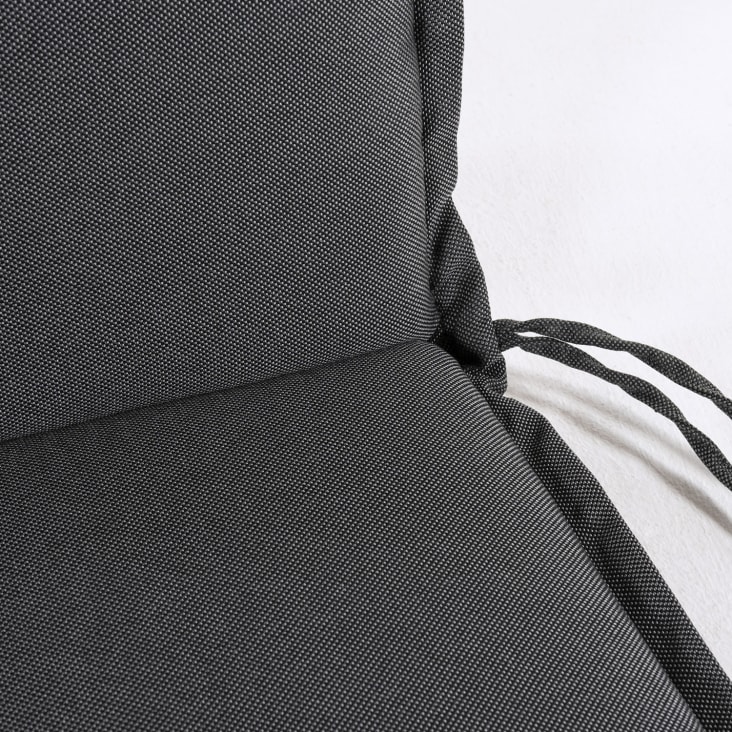Pack de 2 cojines para sillón de jardín reclinable olefin gris cropped-4