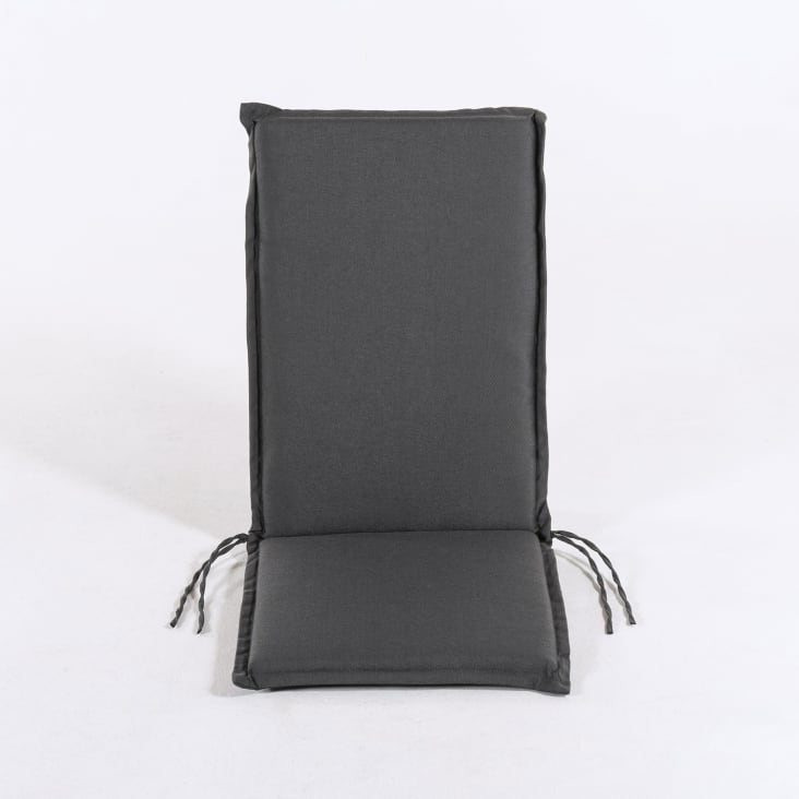 Pack de 2 cojines para sillón de jardín reclinable olefin gris cropped-6