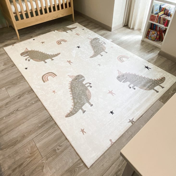 Alfombra Vinílica Infantil • Dino Rock • 140 x 160 cm