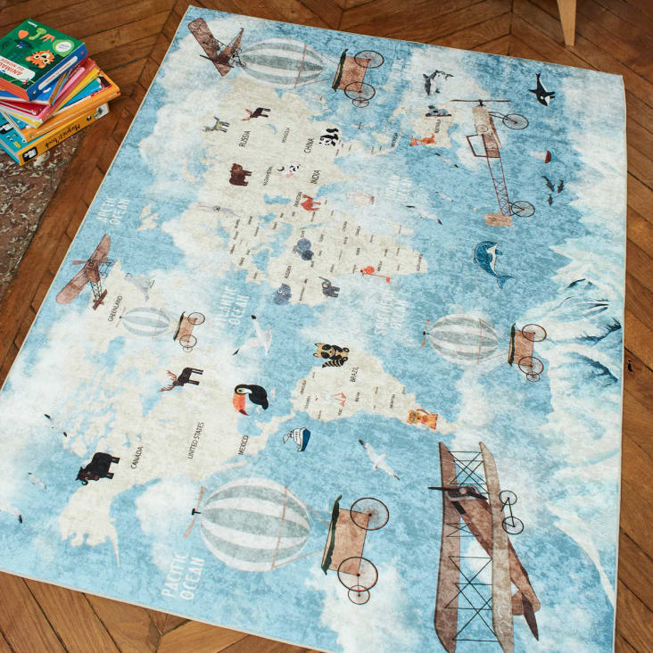 Maps International - Mappa Del Mondo Di Grandi Dimensioni Con Bandiere - Poster Con Mappa Del