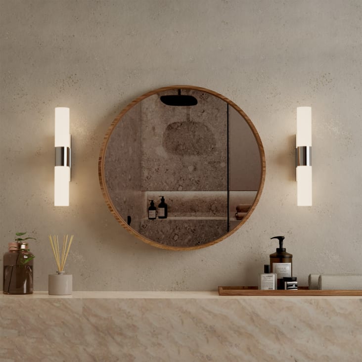 SHOP  Lampada lineare da parete ideale per specchio bagno, LED integrato