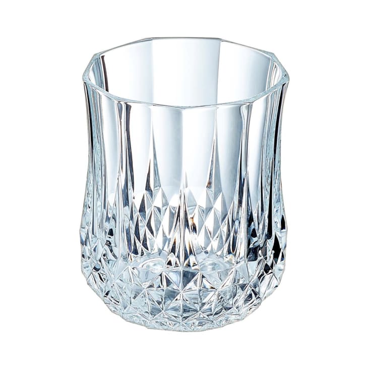 6 verres à eau vintage 32cl Longchamp - Cristal d'Arques - Verre ultra  transparent au design vintage Cristal Look