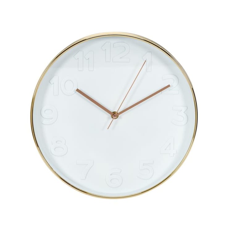 Horloge ronde deco diam. 30,5 cm blanc cropped-2