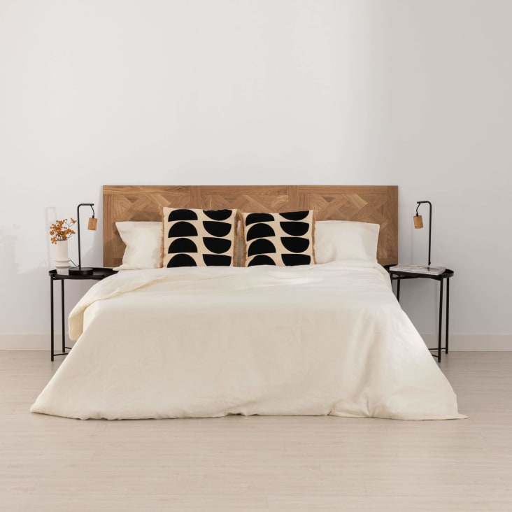 Leeden - Relleno de almohada con funda de 100% algodón : Hogar y Cocina 