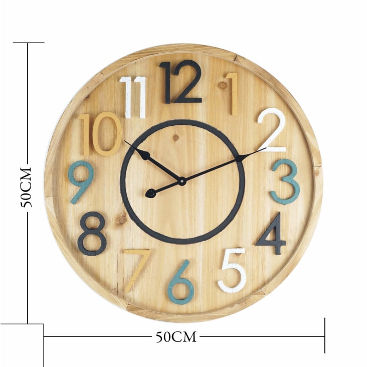 Orologio rotondo al quarzo in pelle bianca Taport per gli