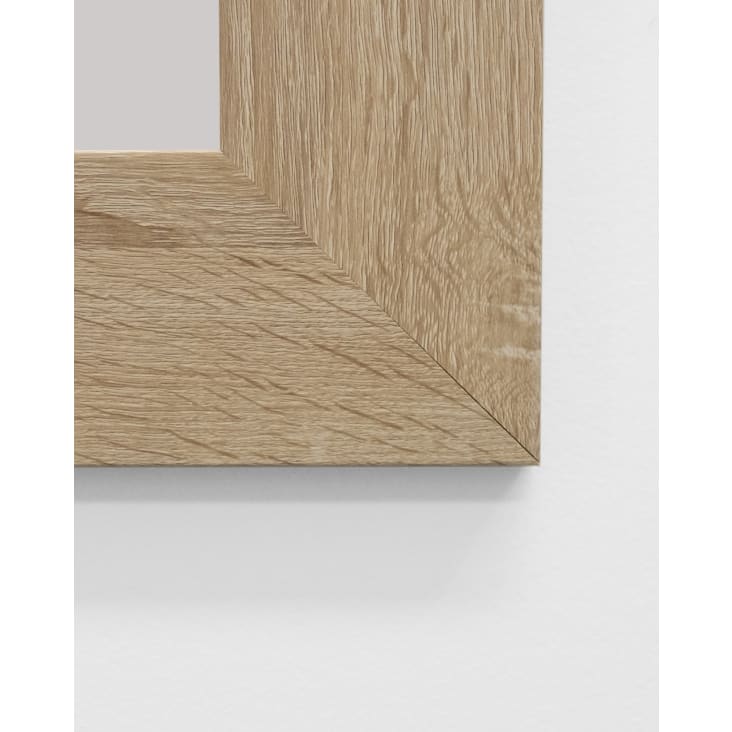 Dark Birch - Marco para pared de madera - 70 x 100 cm - Negro