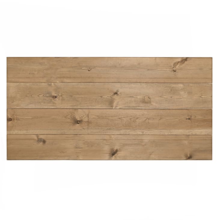Cabecero de madera maciza en tono envejecido de 80x60cm-Flandes i