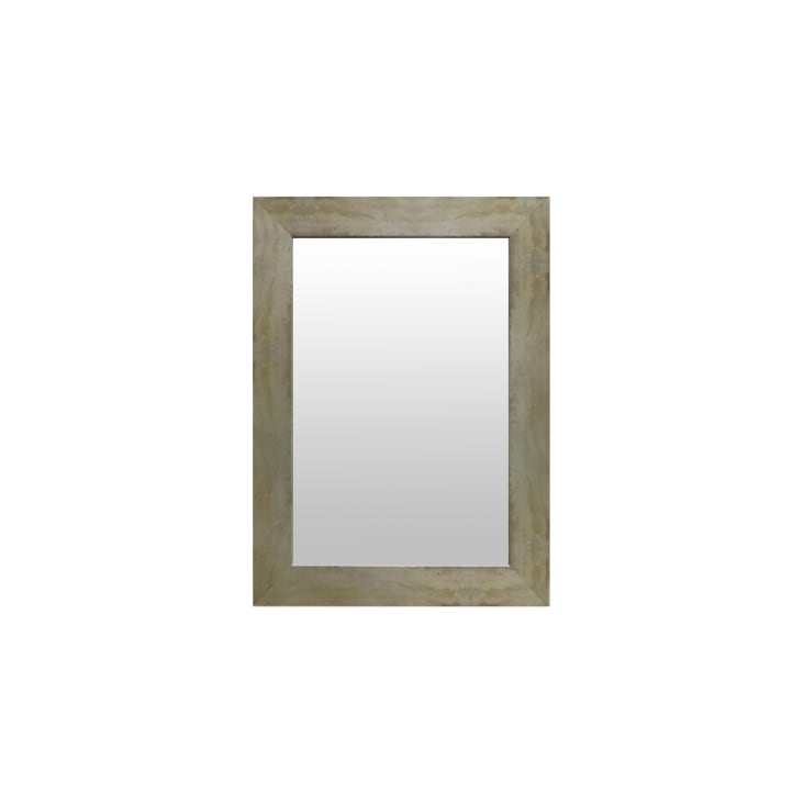 Espejo grande de paulonia dorado con efecto envejecido 119x194 OMERA